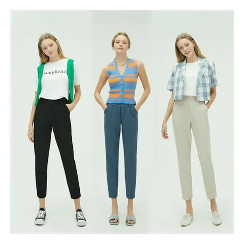 [도티] [1+1+1] 트리코트 반조거 팬츠 여성 3종(TTJW)