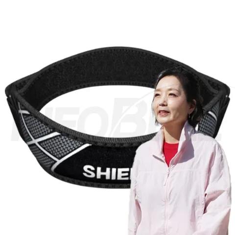 인포벨 장미화무릎짱짱무릎 근육 등산 런닝 테이핑보호대, 블랙, 6개