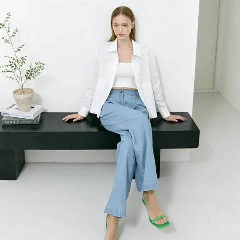 브랜드 139800원 제이슨우 린넨 데님 팬츠 WYDP3W011925