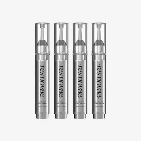 공식판매처 레스노베 엑스퍼트 샷 스칼프 앰플 15ml 4개 (8주)+세안밴드