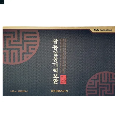 네이처블룸 광동 우황청심환 경옥고 공진단 대체 일품기력보환 60정 침향 침향환 프리미엄 녹용 침향단