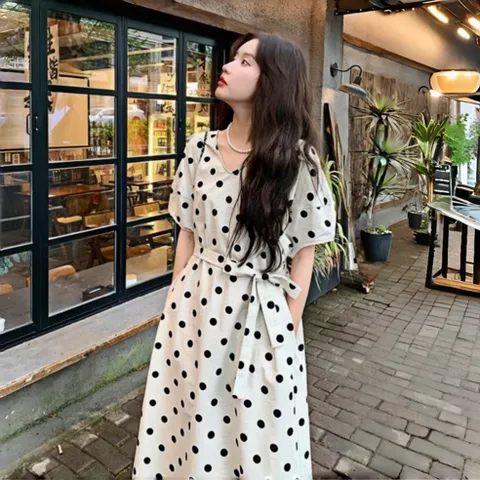 Zoovit 여성 원피스 여름 반팔 롱원피스 나시일상원피스 화이트