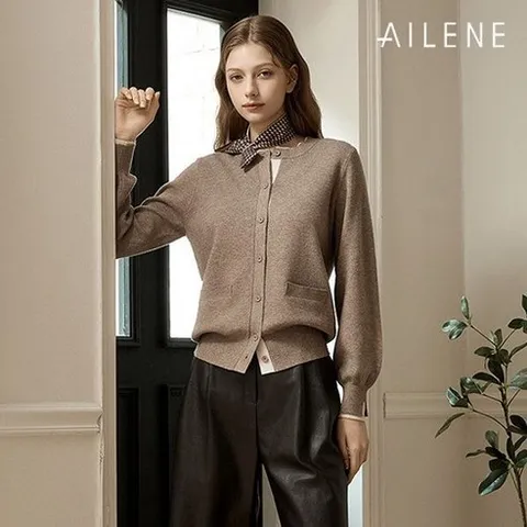 엘렌느 25FW 어텀 레이어 니트 재킷 3종 238764