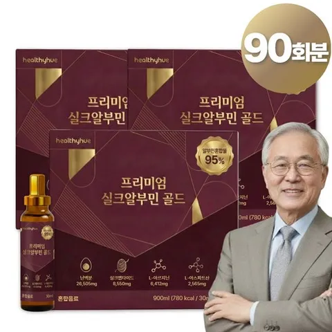 [옵션선택] 윤방부 박사의 알부민 당제로 세트구성 / 헬씨휴 고함량 마시는 난백 실크알부민, 3개, 30회분