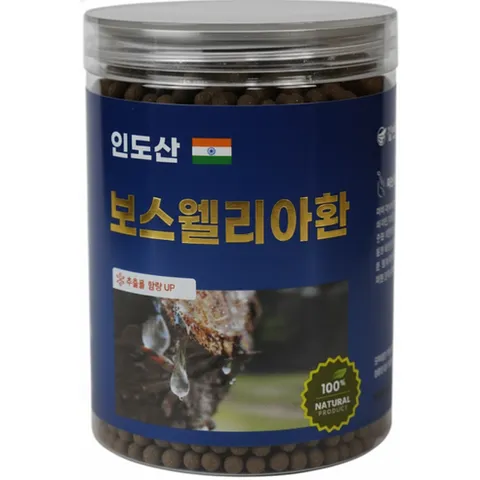 인도산 보스웰리스환 관절 CNG 6개월분 7일의 캡슐 세비톨 스완슨 한미양행 연골 뉴트리코어 뉴트리원 60정 닥터린 바르는 가루 보령 보스엘리아 보스벨리아 경남제약 강아지 정, 1개, 300g