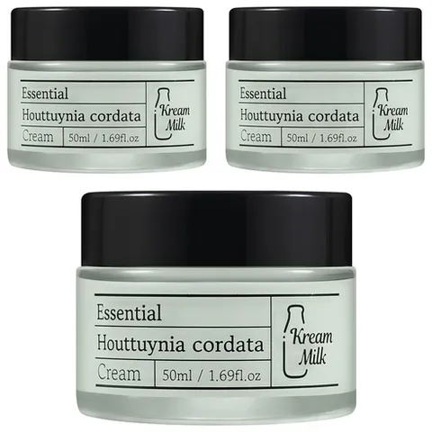 크림밀크 에센셜 어성초 크림, 3개, 50ml