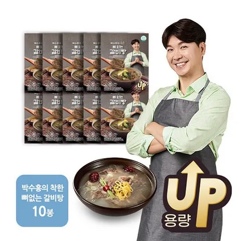 박수홍의 착한 뼈없는 갈비탕, 750g, 10개