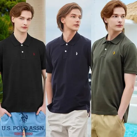 [U.S POLO ASSN.] 25SS 반팔 폴로 카라티셔츠 남성 3종
