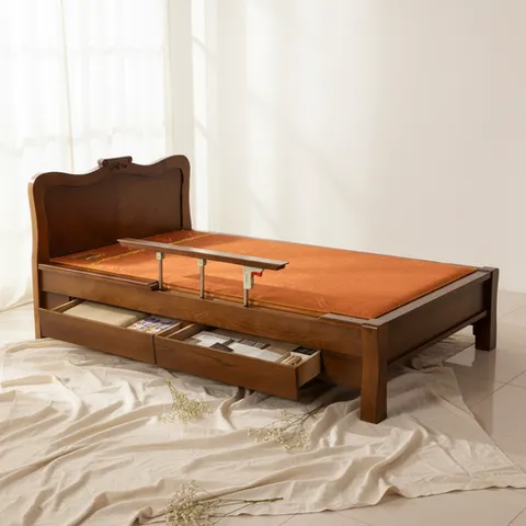 신라온돌흙침대 1002 안전가드 서랍형 황토숯침대 슈퍼싱글