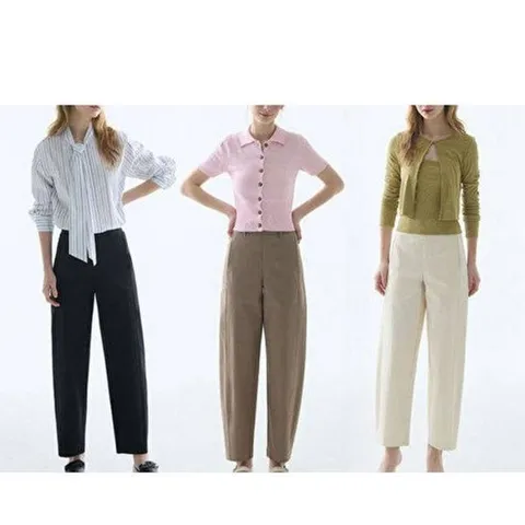 도티 26SS 여성 스트레치 베럴 레그 팬츠 3종 467889
