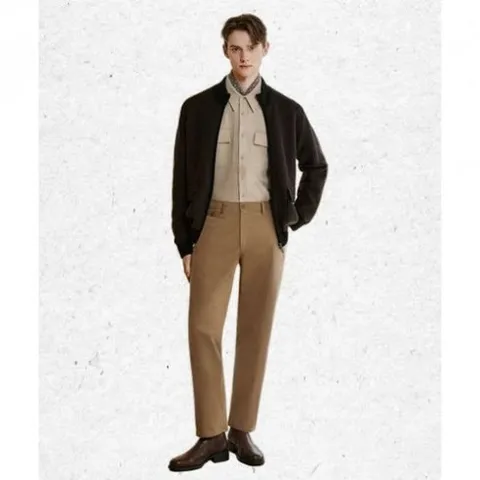 매장정품 다니엘크레뮤 DANIEL CREMIEUX 25FW 텐셀 라이크라 웜 코듀로이 팬츠 베이지 20727868213 1383302