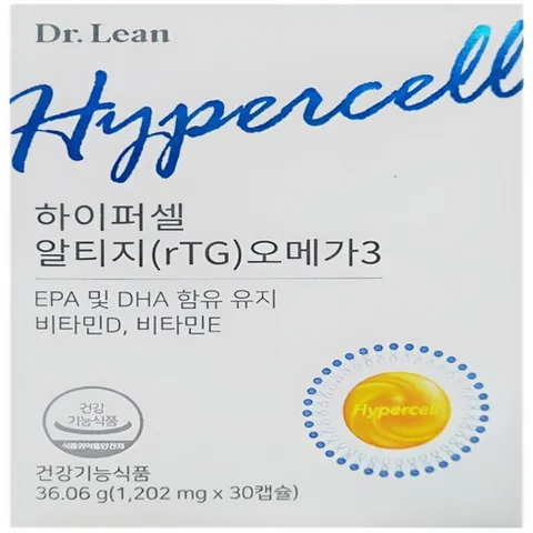 닥터린 하이퍼셀 알티지 rTG 오메가3 3개월분, 30개, 3박스, 36.06g