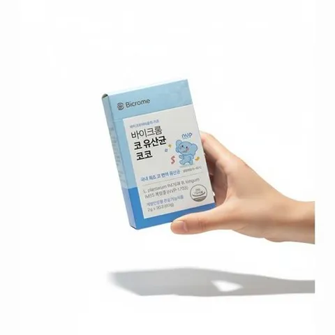 냉장배송 바이크롬 코 유산균 코코 키즈 30포 코면역 프로바이오틱스 코유산균 516071, 1개