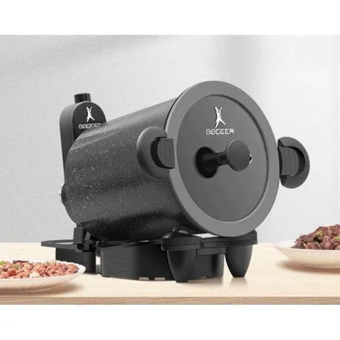 자동회전롤팬 통돌이 삼겹살 회전 고기굽는 냄비, 냄비 손잡이 옆 귀 버클