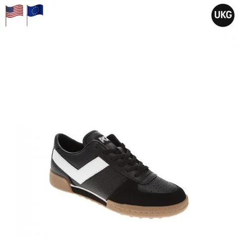 포니 라인베커 룩스 스니커즈 블랙 화이트 검 1 남성