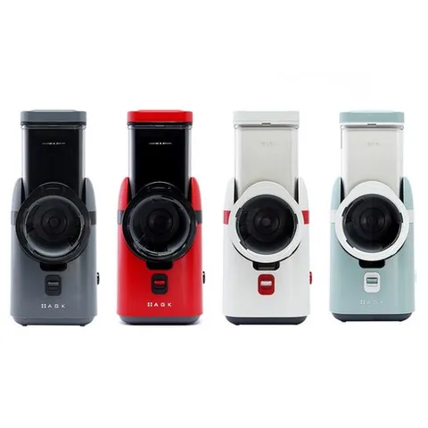 AGK NORDIC 스빙 오토슬라이서 만능 전동 채칼, 레드