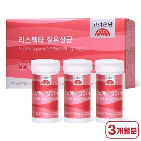 고려은단 리스펙타 질유산균, 1개, 90회분