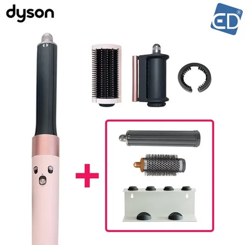 국내정품 다이슨 에어랩 오리진+ 멀티 스타일러 앤 드라이어(블랙/로즈) +40mm롱배럴+라운드 볼륨브러쉬+호환 거치대 /ED