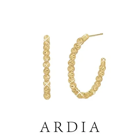 (방송중 가격) [ARDIA] 아르디아 18K 컷팅 볼 귀걸이+방송중(순금 돈나무 코인)