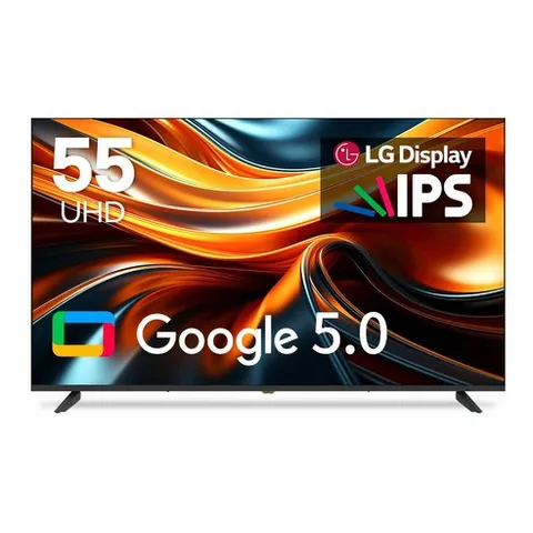 [10% 환급가전] 26년형 신제품 구글 5.0 탑재 아바 스마트 PRO 139cm (55인치) UHD 1등급 구글TV, 고객직접설치, 스탠드형, 자가설치, 55인치