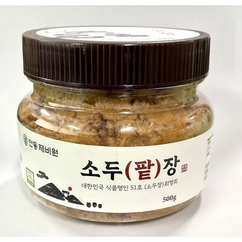 [최명희명인_안동제비원] 소두(팥)장 500g, 1개