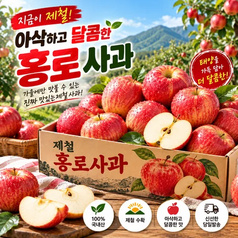 초특가 고당도사과 산지직송 못난이 제수용 사과