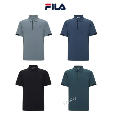 2025년 FILA 휠라 골프의류 남성 폴로 반팔티 남성 골프카라티