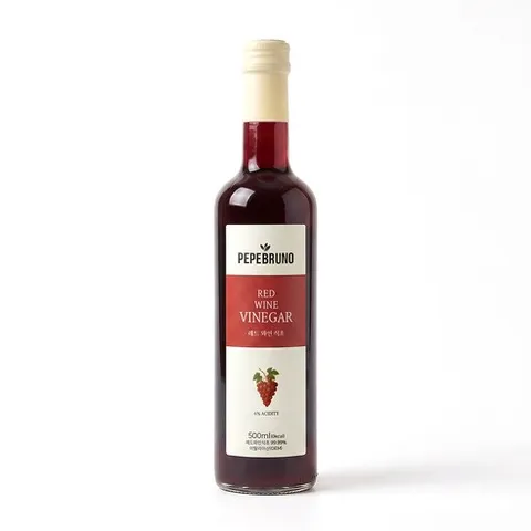 페페브루노 레드와인 비니거 천연발효 식초 500ml, 1개