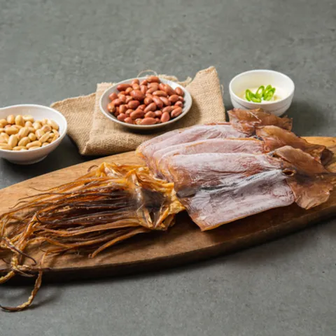 [맑은들해물밭] 청정해역에서 잡은 국내산 마른오징어 | 고급 건어물 선물세트, 1개, 20미