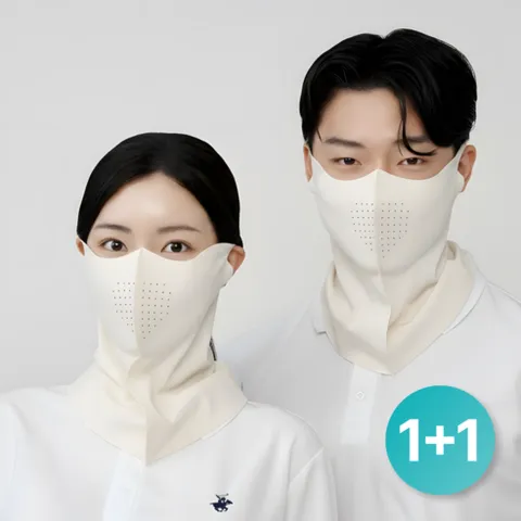 로렌드 자외선차단 숨쉬기 편한 쿨 스포츠 마스크 1+1