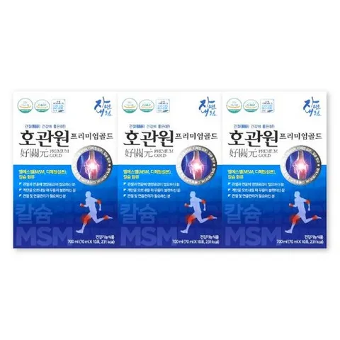 호관원 프리미엄 골드 70ml X 10포 3박스 관절 건강 535983