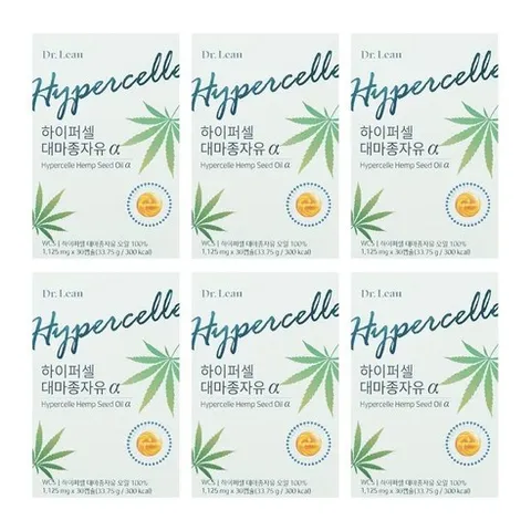 닥터린 하이퍼셀 대마종자유 하이퍼쎌 대마기름 대마유v오메가3 6개, 30정