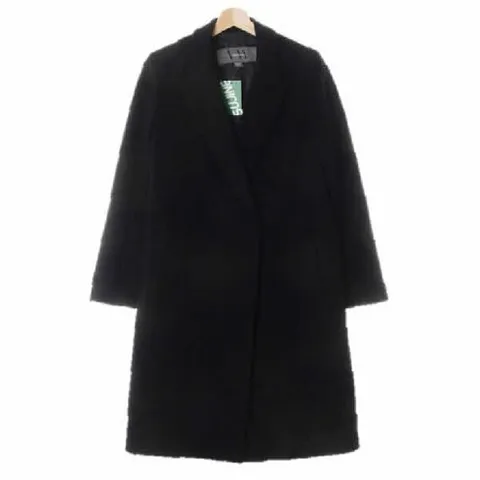 6164 베라왕 블랙 캐시미어혼방 모던롱슬림핏코트 [85-91-160]