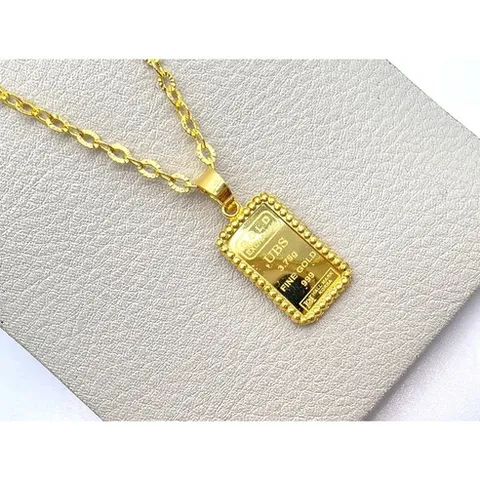 PURE GOLD 24K 순금 3돈 바론 목걸이(18K 연결고리 장식)