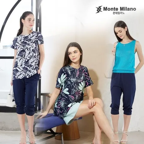 몬테밀라노 썸머 셋업 3종 상의2종+하의1종 [35373993]371035