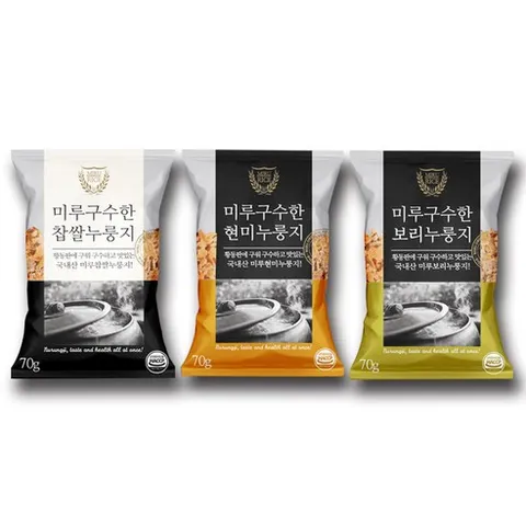 [미루구수한누룽지] 현미 보리 찹쌀 3종 66봉지, 70g, 1개, 1세트