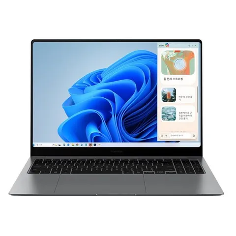 삼성전자 갤럭시북5 프로 NT960XHA-K51A 인텔 울트라5 16인치 고해상도 AI 코파일럿+ 윈도우11 터치 스크린 직장인 대학생 노트북, WIN11 Home, 16GB, 512GB, 그레이