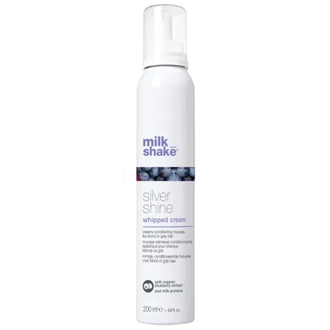 [사용기한 임박]밀크쉐이크 실버샤인 보색 휩피드크림 헤어에센스 노워시트리트먼트 염색모 컬러유지(26년 11월까지), 1개, 200ml