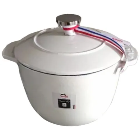 스타우브 라이스 꼬꼬떼 양수냄비, 화이트16cm, 1개, 16cm