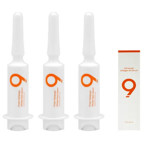 나인테일즈 파워 어드밴스드 링클 넥 세럼 6ml 3개 + 콜라겐 85 세럼 50ml 1개