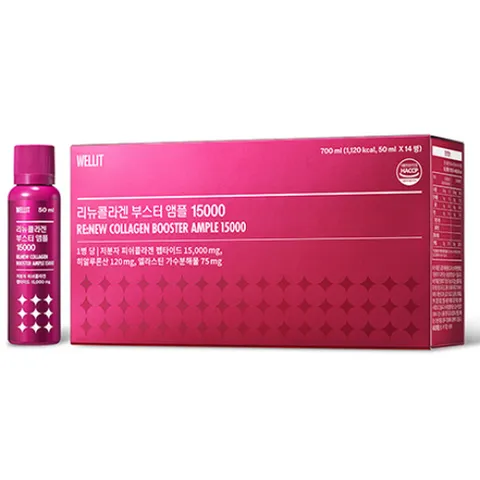 웰릿 리뉴콜라겐 부스터 앰플 15000 14p, 700ml, 1개