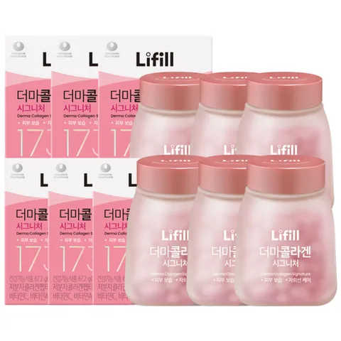 더마 초저분자 콜라겐 콜라젠 173달톤 비오틴 비타민A 히알루론산 엘라스틴 저분자콜라겐 펩타이드 NS, 84정, 6개