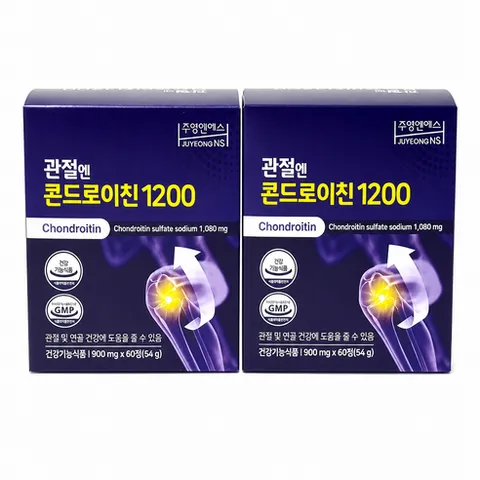 관절엔콘드로이친1200900mgX60정/ 2박스, 60정, 2개