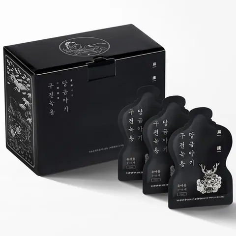 구전녹용 당금아기 30p + 쇼핑백 세트, 600ml, 1세트