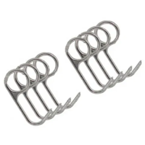 국자걸이 주방 걸이 싱크대 행거봉 조리 기구 도구 거치대 고리 씽크대 선반 행거, 국자고리 열개, 1개