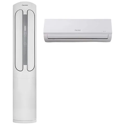 캐리어 투인원에어컨 2IN1 스탠드 16평 18평 23평 DASC-0161XAWMD 실외기포함 거실, 일반배관형, 캐리어투인원에어컨 16평+6평