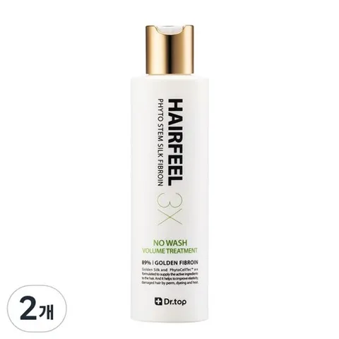 닥터탑 피토스템 실크 피브로인 헤어필 3X 트리트먼트, 190ml, 2개