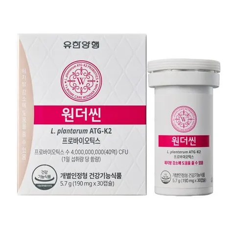 [유한양행] 원더씬 ATG-K2 다이어트 유산균, 1개, 30정
