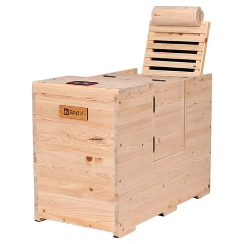 ( ) 다온사우나 백세 반신욕기 국내제작 건식 편백나무, 일정나오면 해피콜 후 배송 됩니다