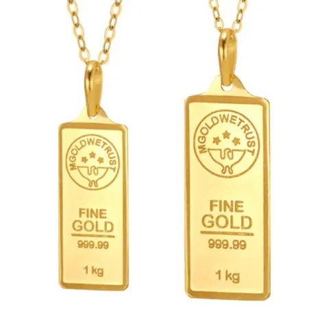골드앤 순금 24K 스타골드바 목걸이 소(7.5g)/대(11.25g)